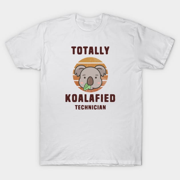 Koalafied Technician T-Shirt by Shirts That Bangs